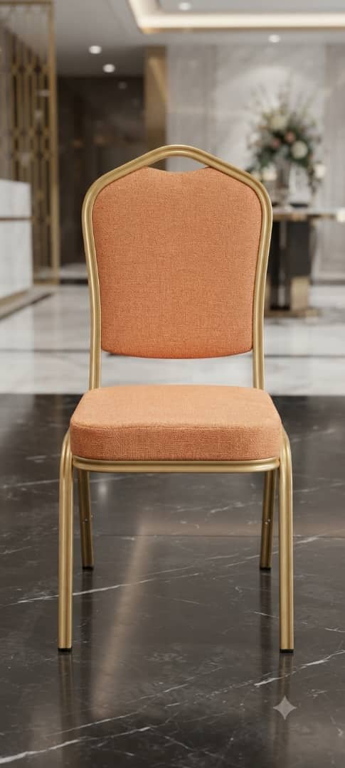 Church Chair orange with no design