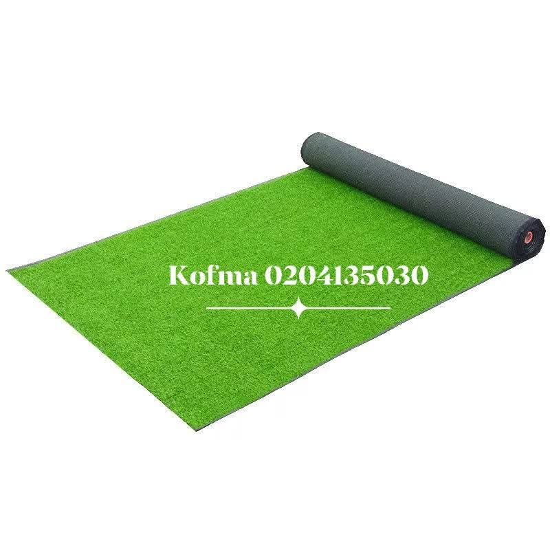 Artificial Grass Turf 40MM – Roll SOLID RED WITH WHITE LINE